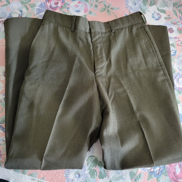 MARINE CORP OLIVE GREEN TROUSERS PANTS 30 X 30 - Picture 3 of 6